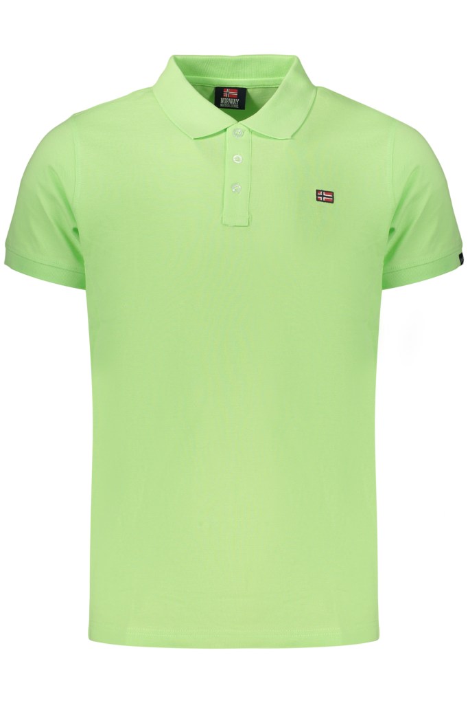 NORWAY 1963 POLO MANICHE CORTE UOMO VERDE