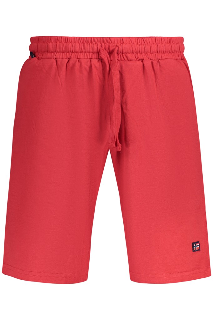 NORWAY 1963 PANTALONE BERMUDA UOMO ROSSO