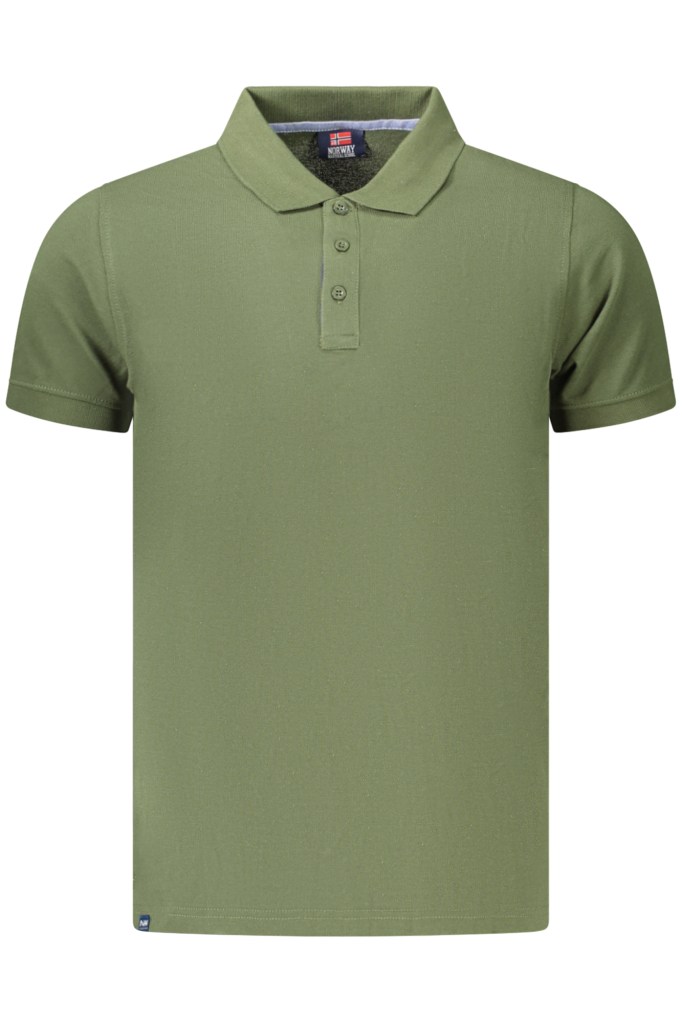 NORWAY 1963 POLO MANICHE CORTE UOMO VERDE