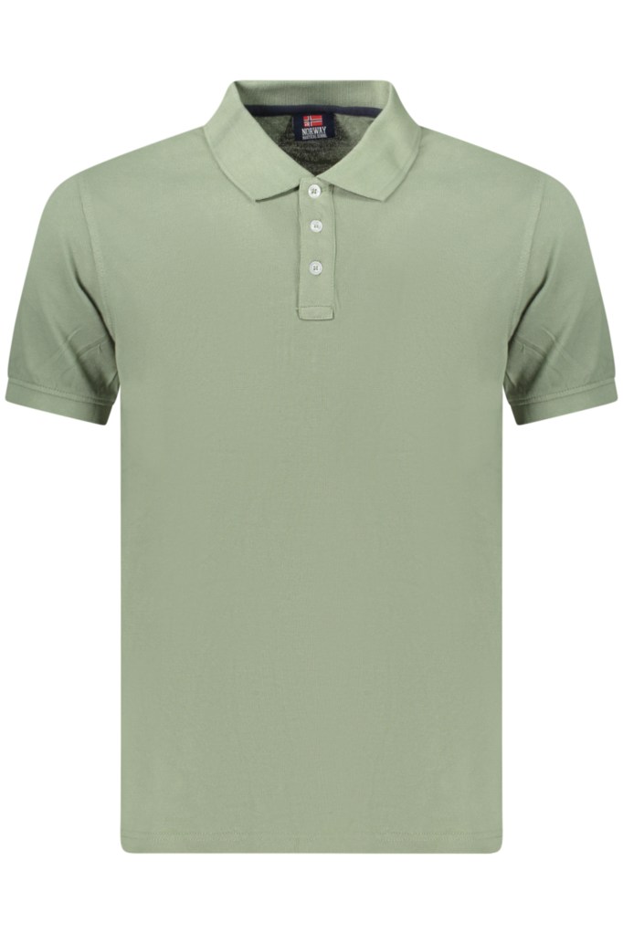 NORWAY 1963 POLO MANICHE CORTE UOMO VERDE