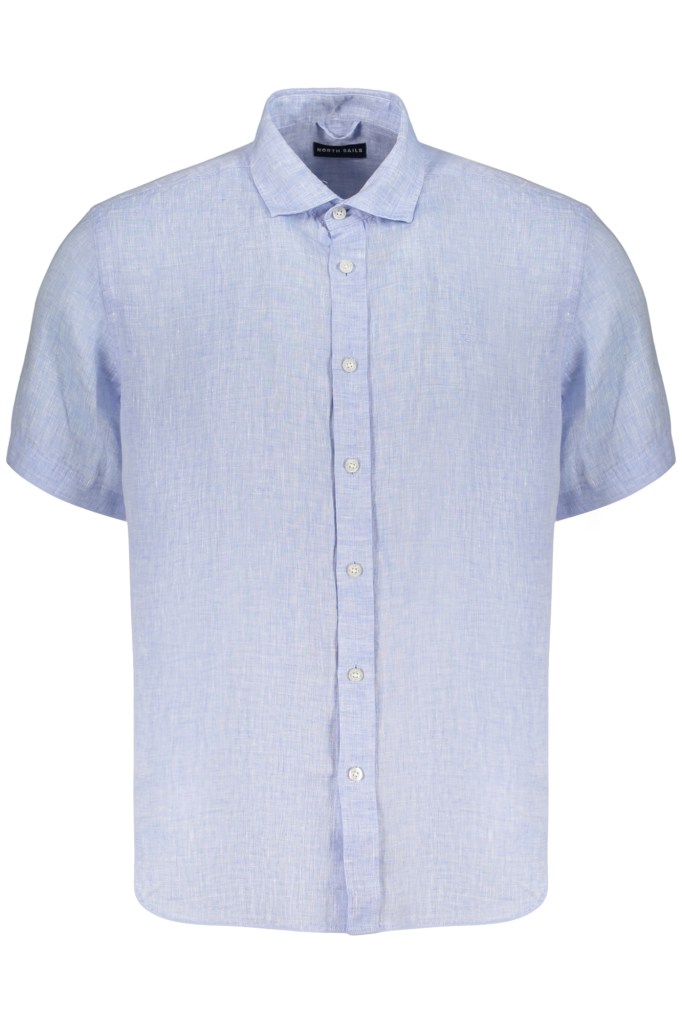 NORTH SAILS CAMICIA MANICHE CORTE UOMO AZZURRO