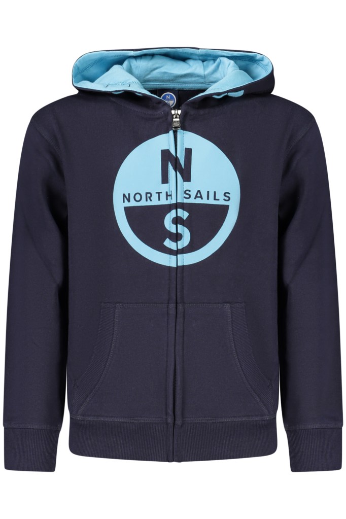 NORTH SAILS FELPA CON ZIP BAMBINO BLU