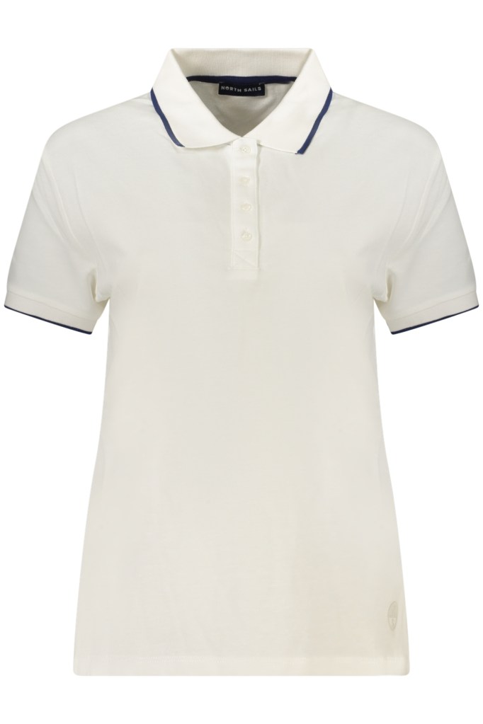 NORTH SAILS POLO MANICHE CORTE DONNA BIANCO