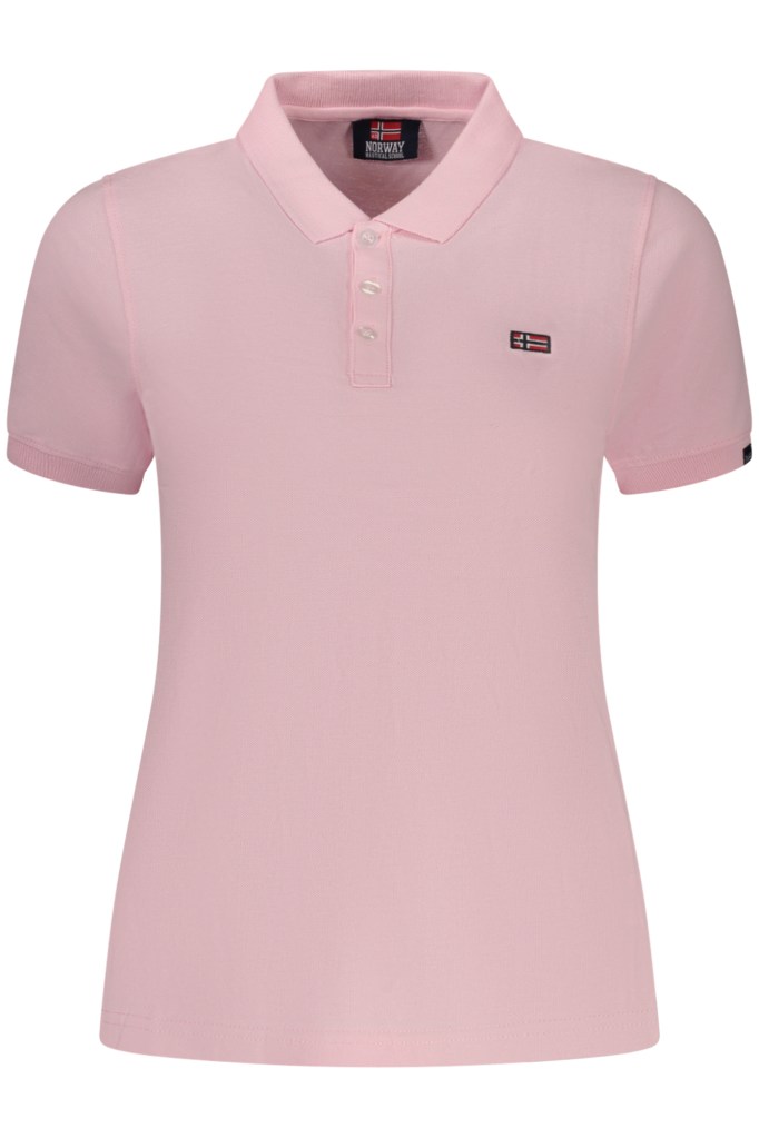 NORWAY 1963 POLO MANICHE CORTE DONNA ROSA