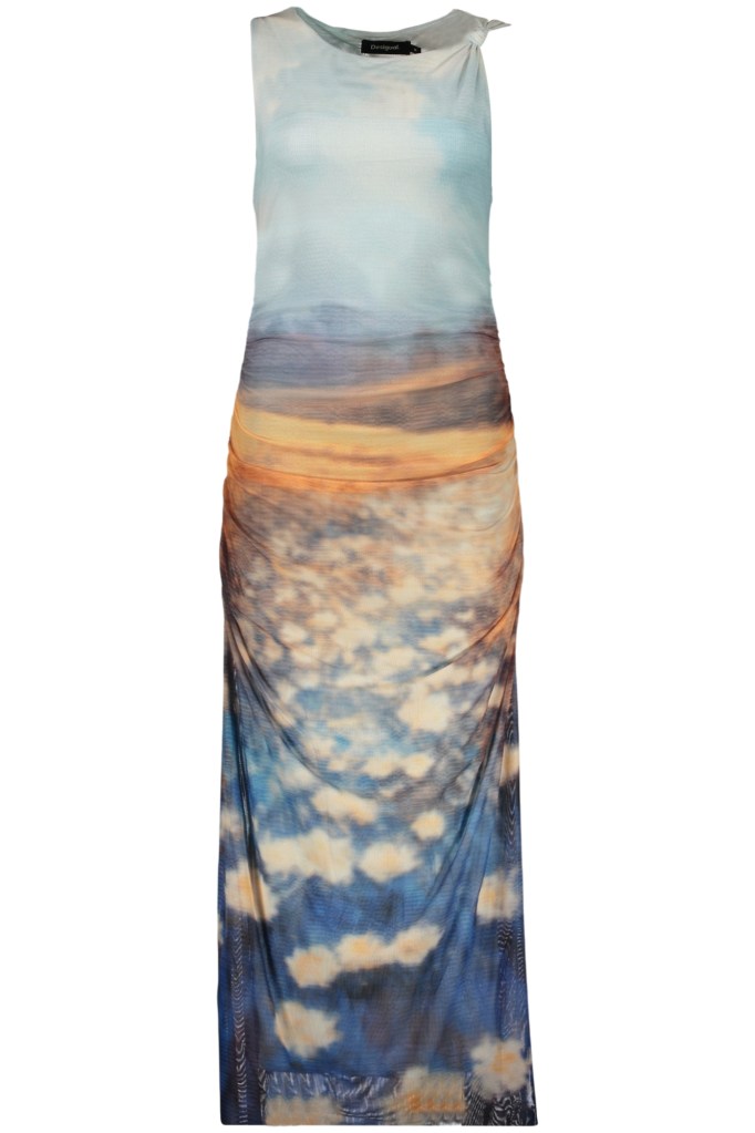 DESIGUAL ABITO LUNGO DONNA AZZURRO