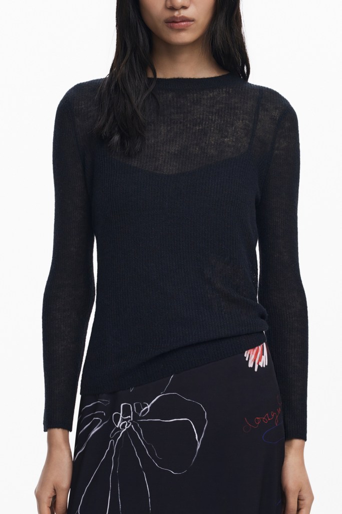 DESIGUAL ABITO LUNGO DONNA NERO