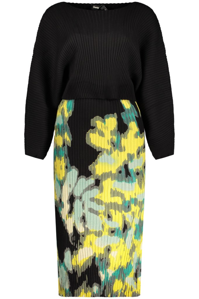 DESIGUAL ABITO LUNGO DONNA NERO
