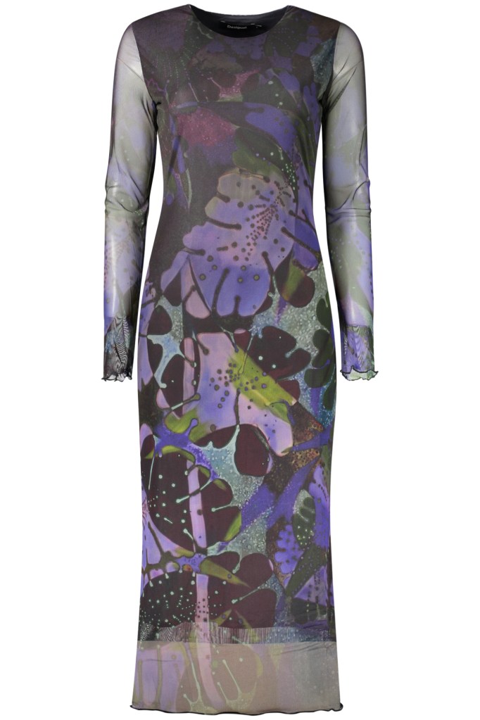 DESIGUAL ABITO LUNGO DONNA VIOLA