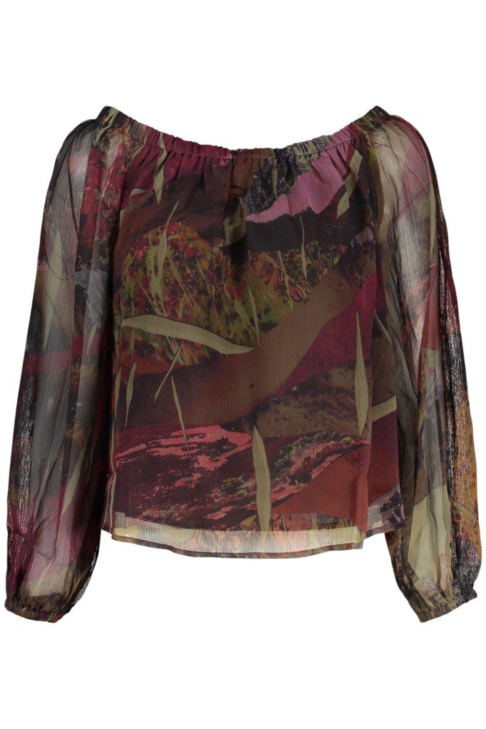DESIGUAL CAMICIA MANICHE LUNGHE DONNA VERDE