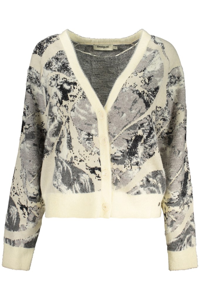 DESIGUAL CARDIGAN DONNA BIANCO