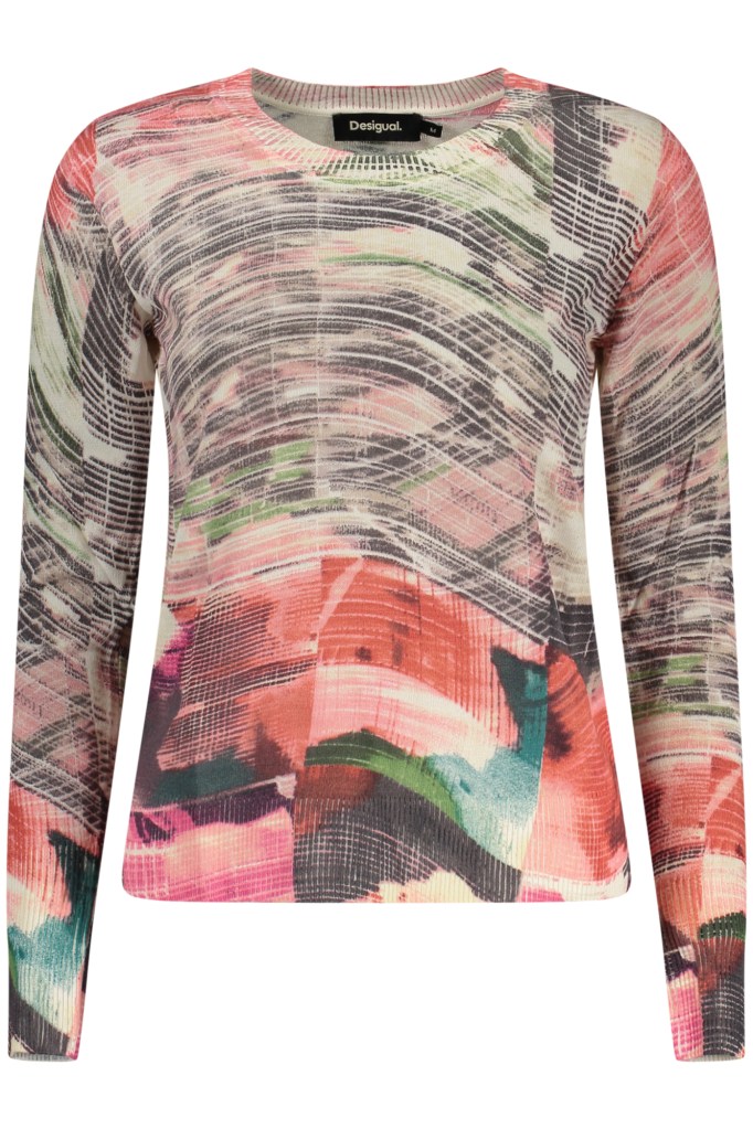 DESIGUAL MAGLIA DONNA BIANCO