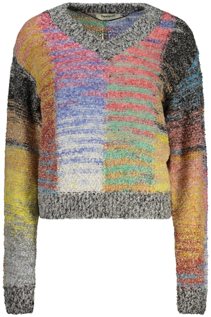 DESIGUAL MAGLIA DONNA GIALLO