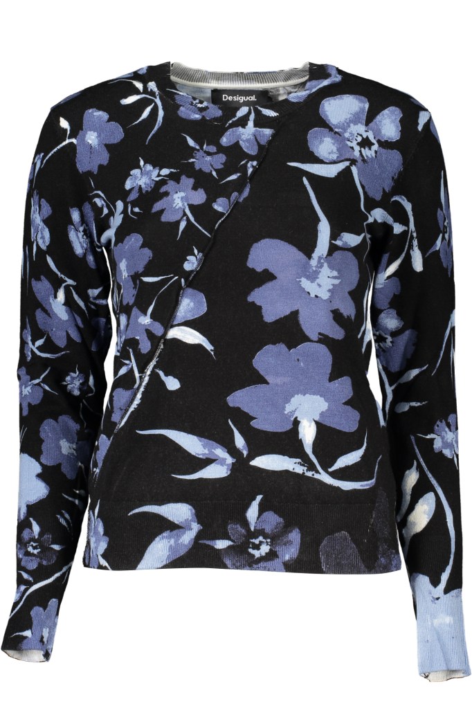 DESIGUAL MAGLIA DONNA NERO