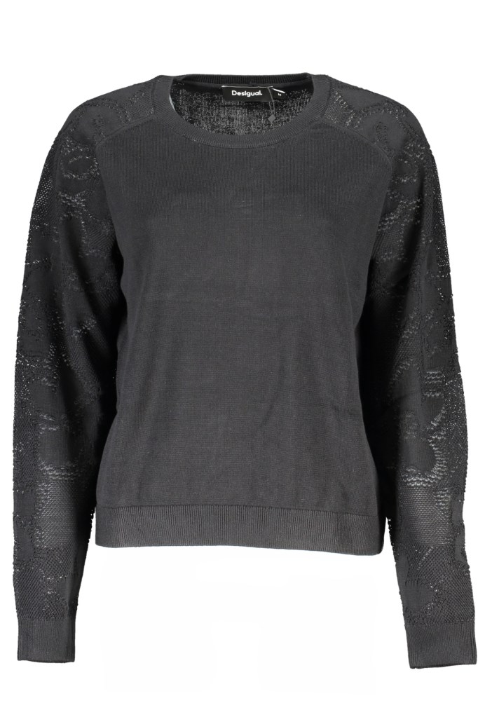 DESIGUAL MAGLIA DONNA NERO
