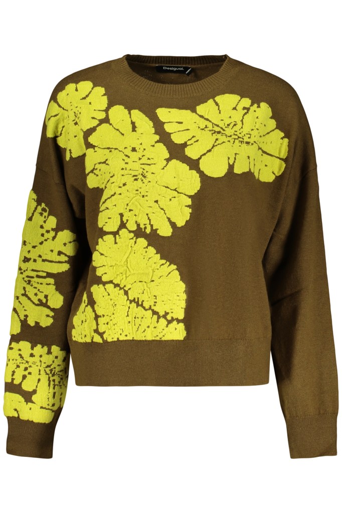 DESIGUAL MAGLIA DONNA VERDE