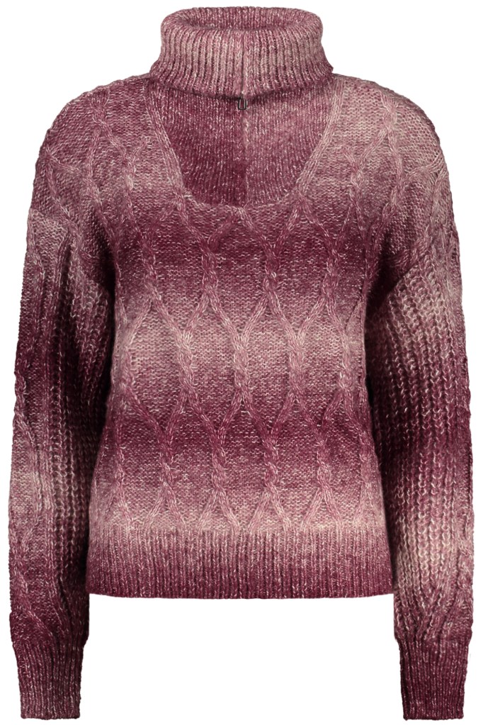 DESIGUAL MAGLIONE DONNA VIOLA