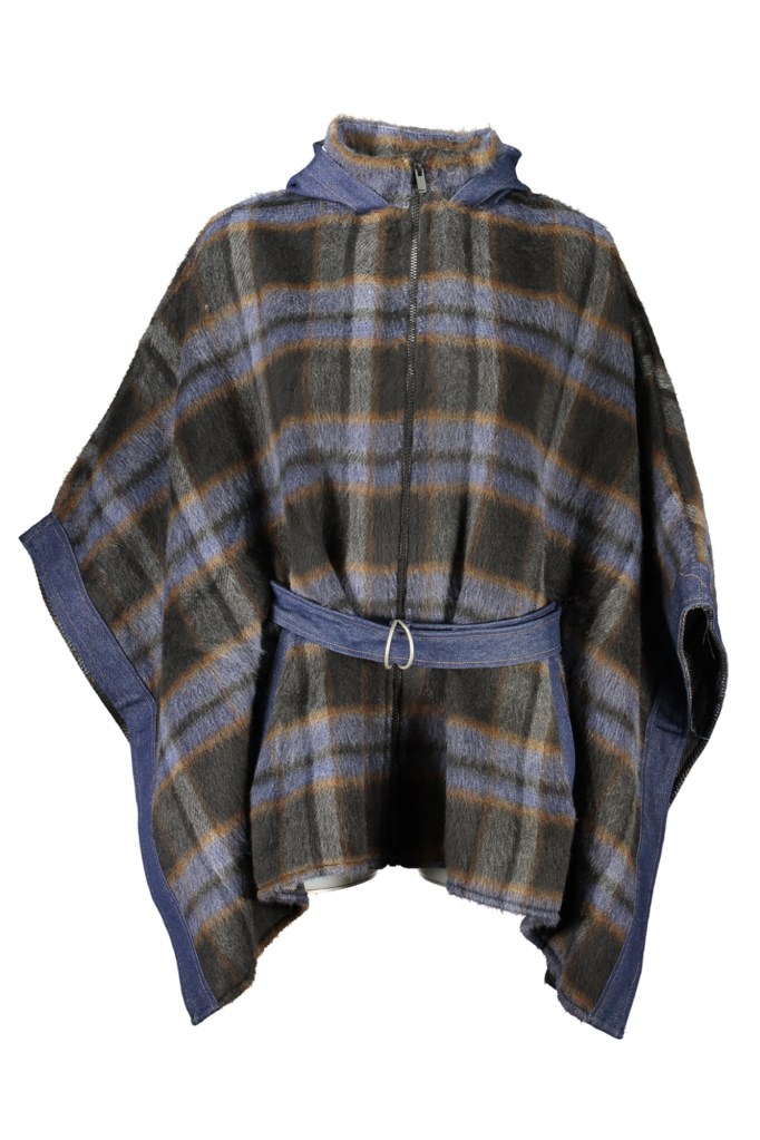 DESIGUAL PONCHO DONNA BLU