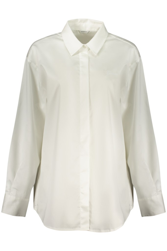 GUESS JEANS CAMICIA MANICHE LUNGHE DONNA BIANCO