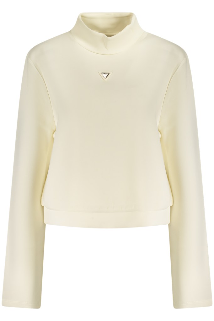 GUESS JEANS FELPA SENZA ZIP DONNA BIANCO