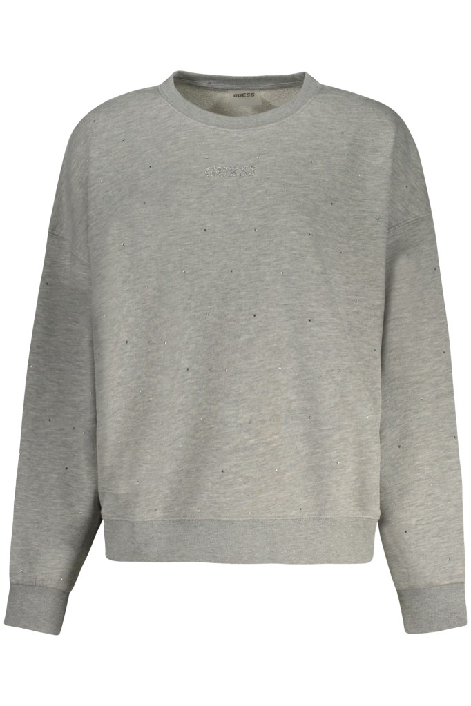 GUESS JEANS FELPA SENZA ZIP DONNA GRIGIO