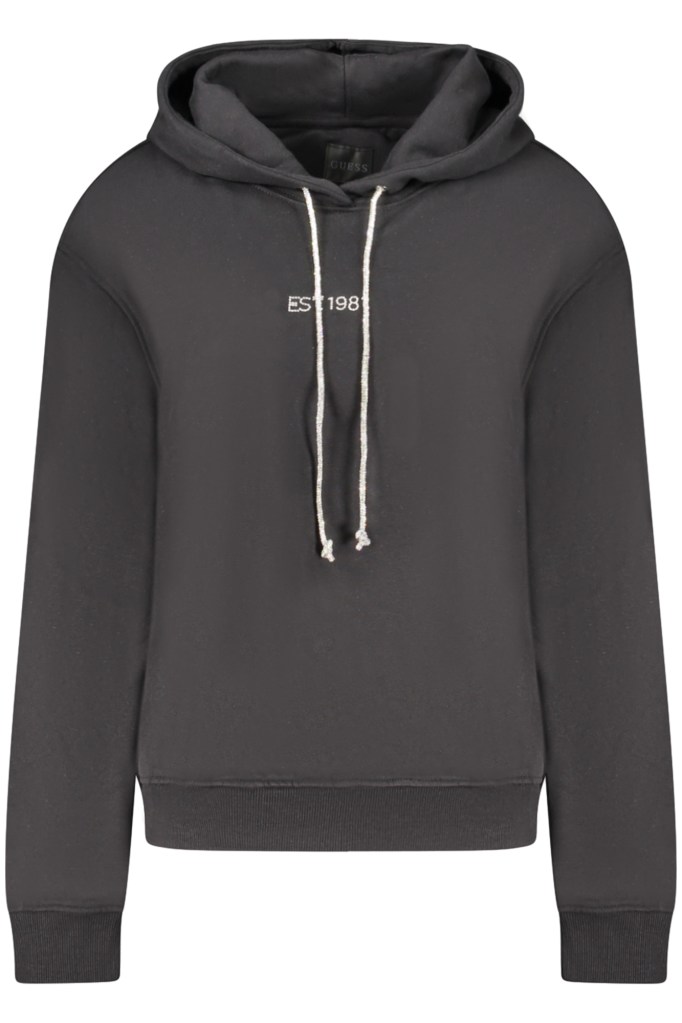 GUESS JEANS FELPA SENZA ZIP DONNA NERO