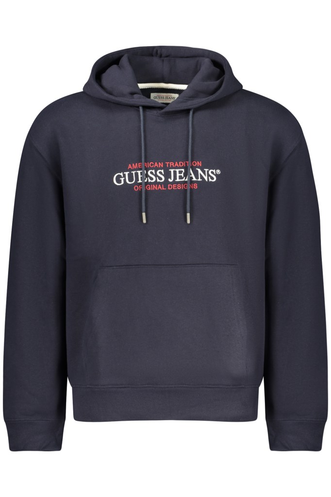 GUESS JEANS FELPA SENZA ZIP UOMO BLU