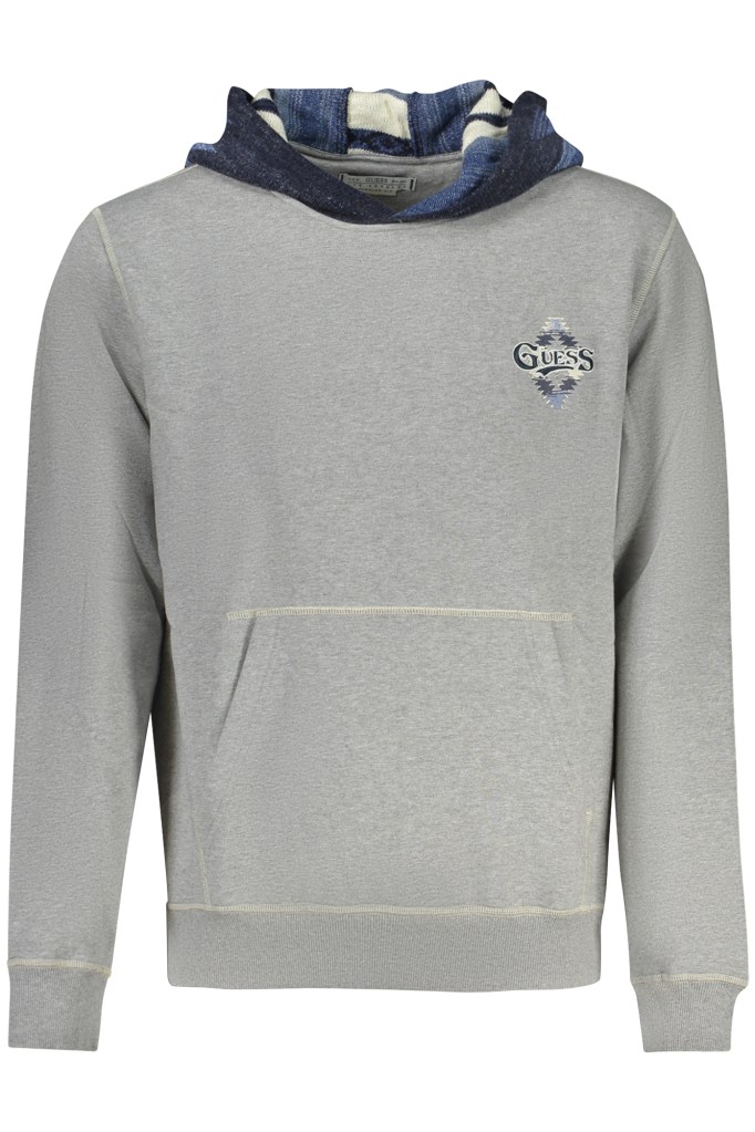 GUESS JEANS FELPA SENZA ZIP UOMO GRIGIO