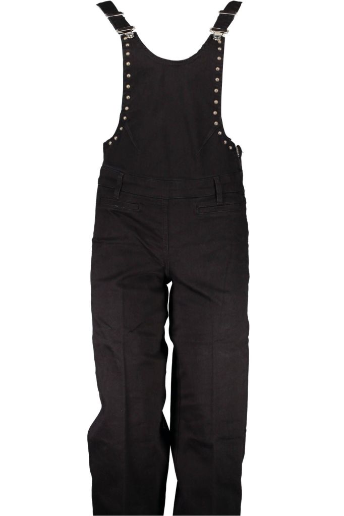 GUESS JEANS PANTALONE A SALOPETTE DONNA NERO