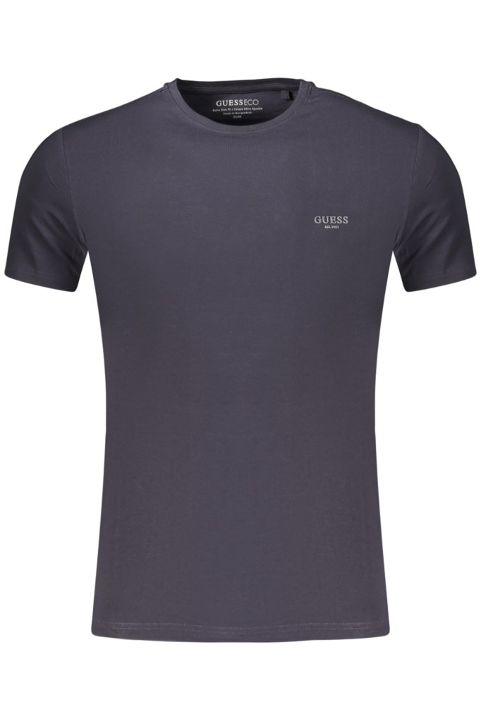 GUESS JEANS T-SHIRT MANICHE CORTE UOMO BLU