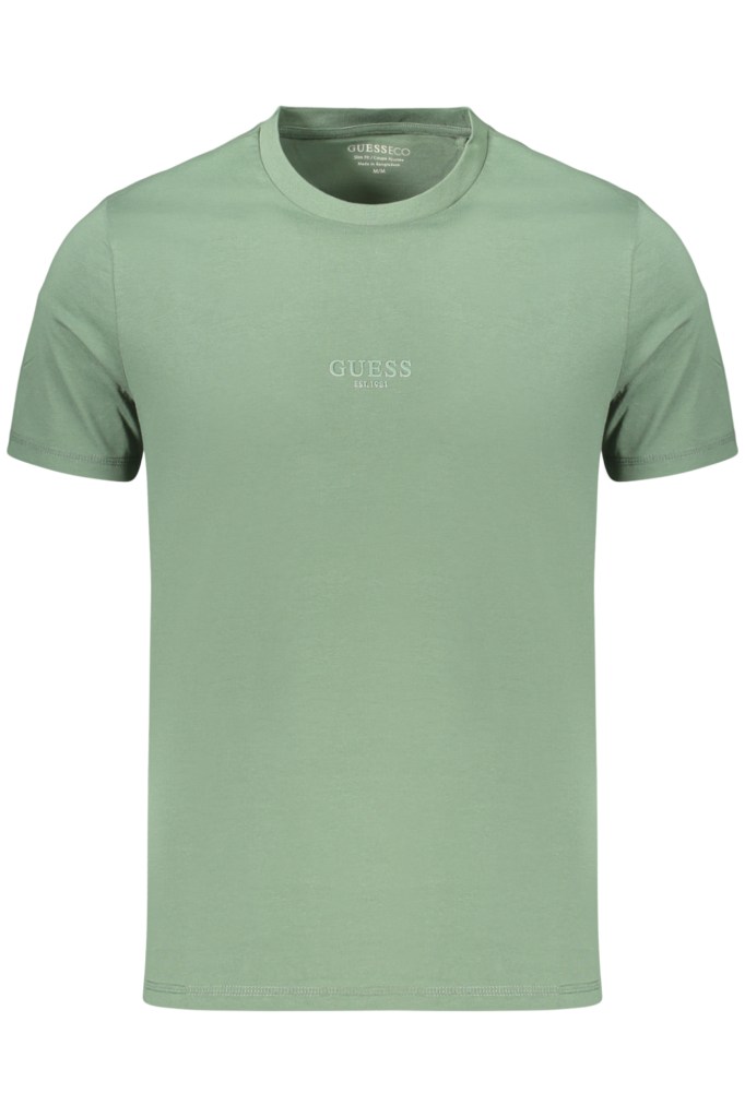 GUESS JEANS T-SHIRT MANICHE CORTE UOMO VERDE