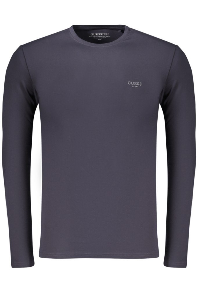 GUESS JEANS T-SHIRT MANICHE LUNGHE UOMO BLU