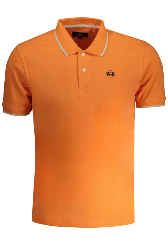 LA MARTINA POLO MANICHE CORTE UOMO ARANCIO