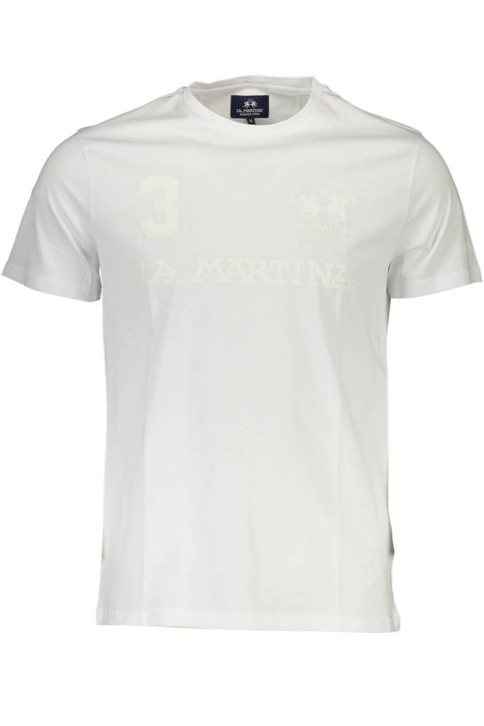 LA MARTINA T-SHIRT MANICHE CORTE UOMO BIANCO