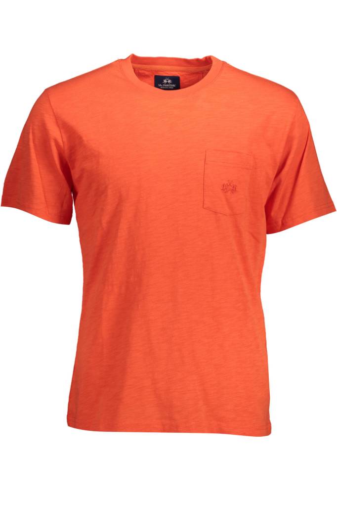 LA MARTINA T-SHIRT MANICHE CORTE UOMO ROSSO
