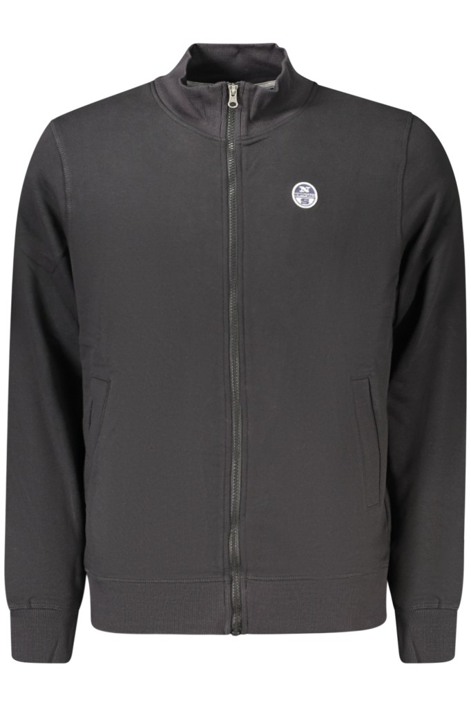 NORTH SAILS FELPA CON ZIP UOMO NERO