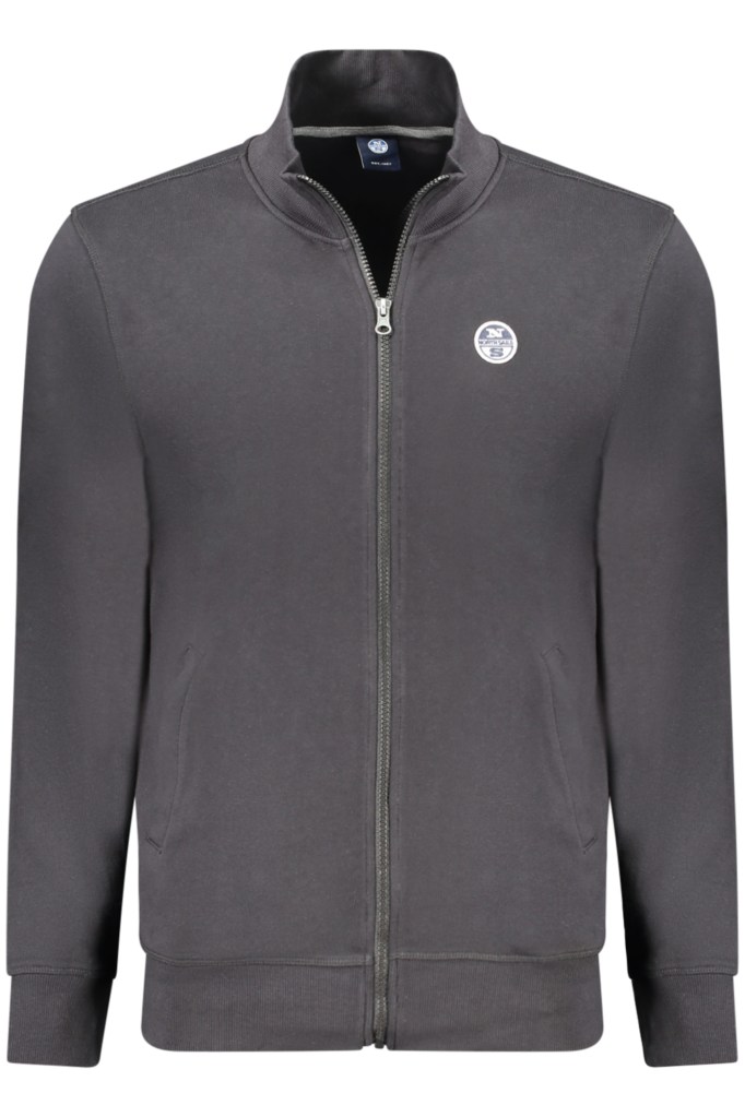 NORTH SAILS FELPA CON ZIP UOMO NERO