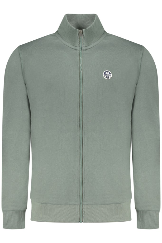 NORTH SAILS FELPA CON ZIP UOMO VERDE