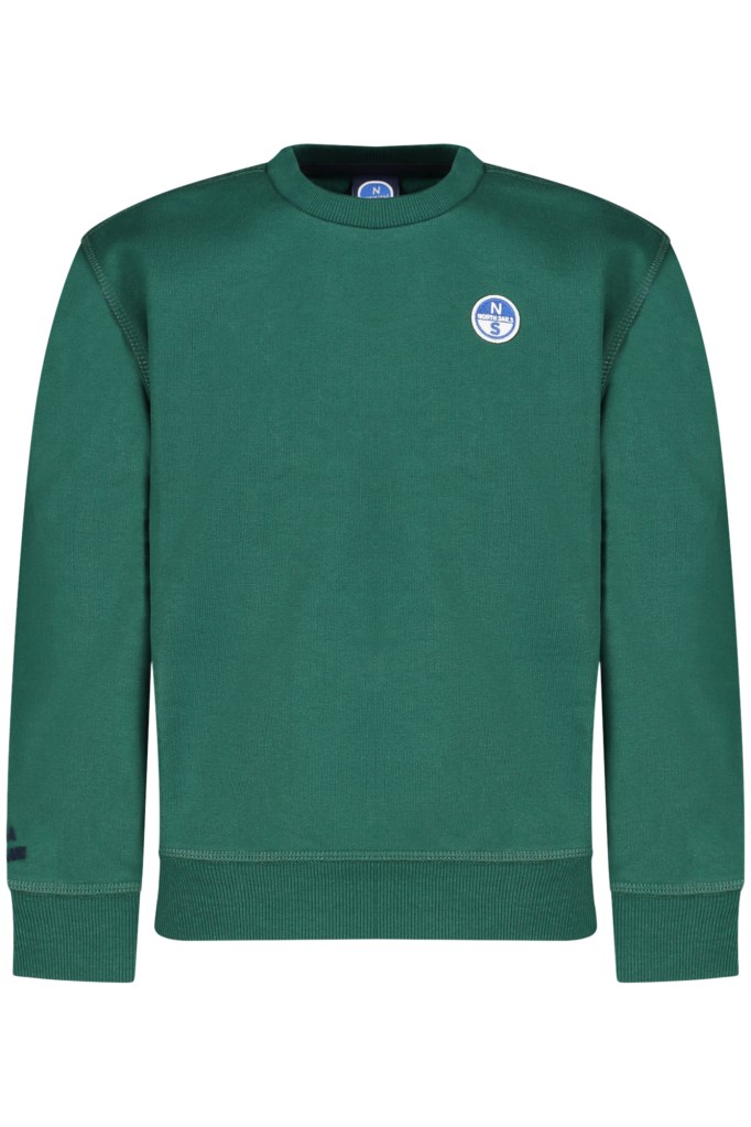 NORTH SAILS FELPA SENZA ZIP BAMBINO VERDE