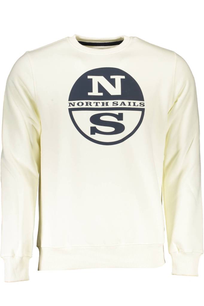 NORTH SAILS FELPA SENZA ZIP UOMO BIANCO