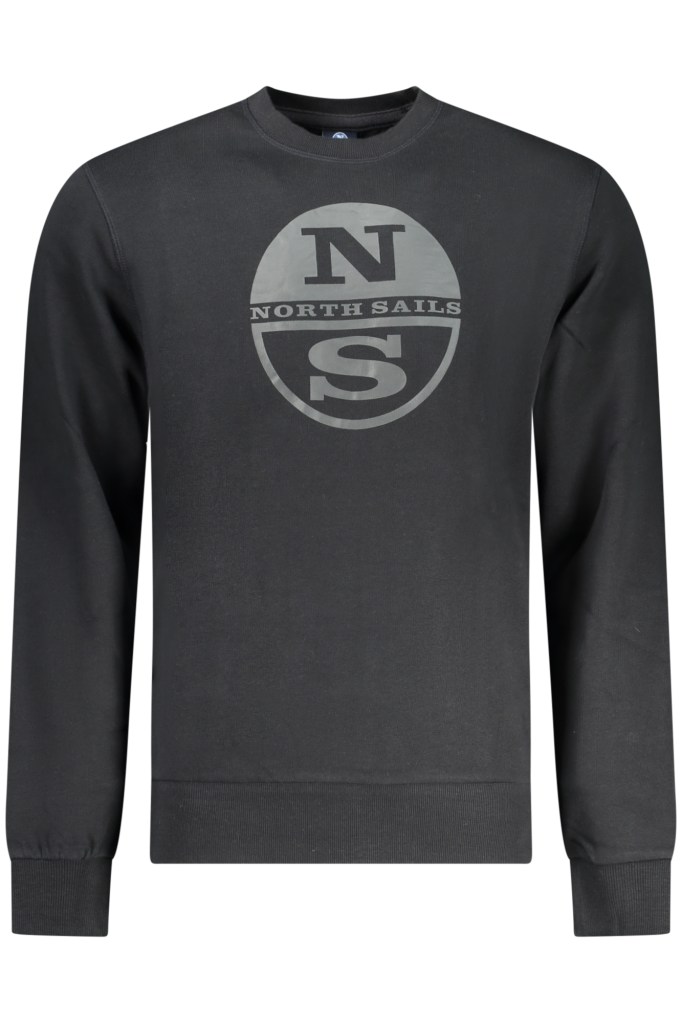 NORTH SAILS FELPA SENZA ZIP UOMO NERO