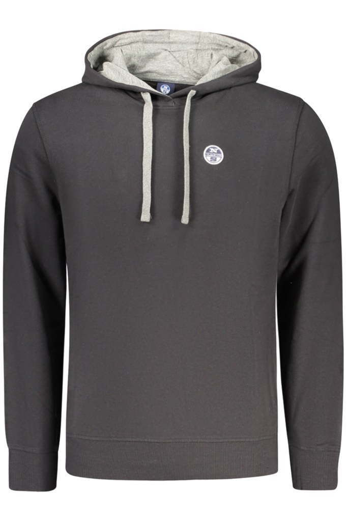 NORTH SAILS FELPA SENZA ZIP UOMO NERO