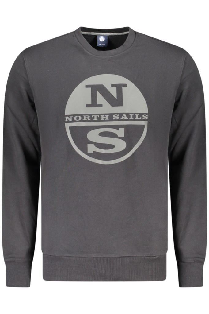 NORTH SAILS FELPA SENZA ZIP UOMO NERO