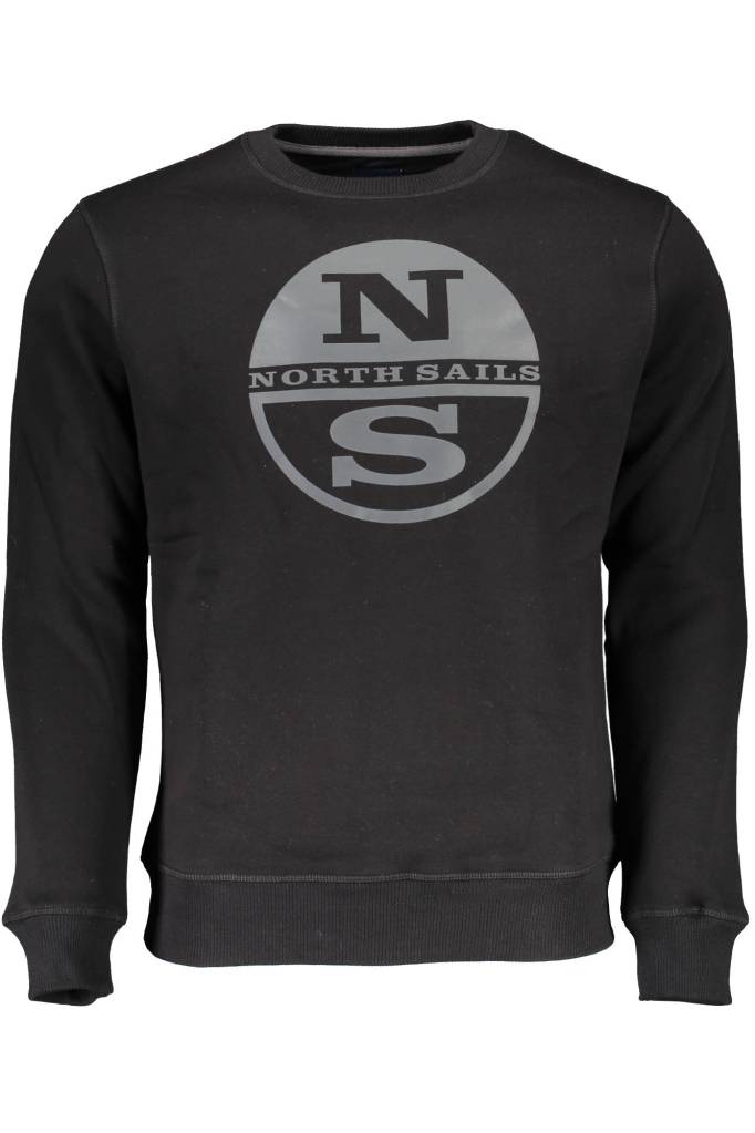 NORTH SAILS FELPA SENZA ZIP UOMO NERO