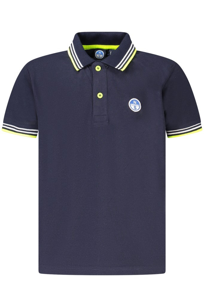 NORTH SAILS POLO MANICHE CORTE BAMBINO BLU