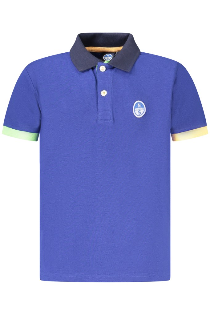 NORTH SAILS POLO MANICHE CORTE BAMBINO BLU