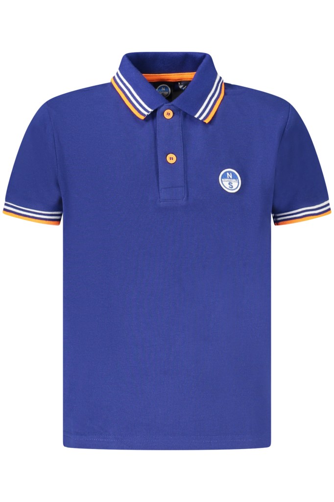 NORTH SAILS POLO MANICHE CORTE BAMBINO BLU