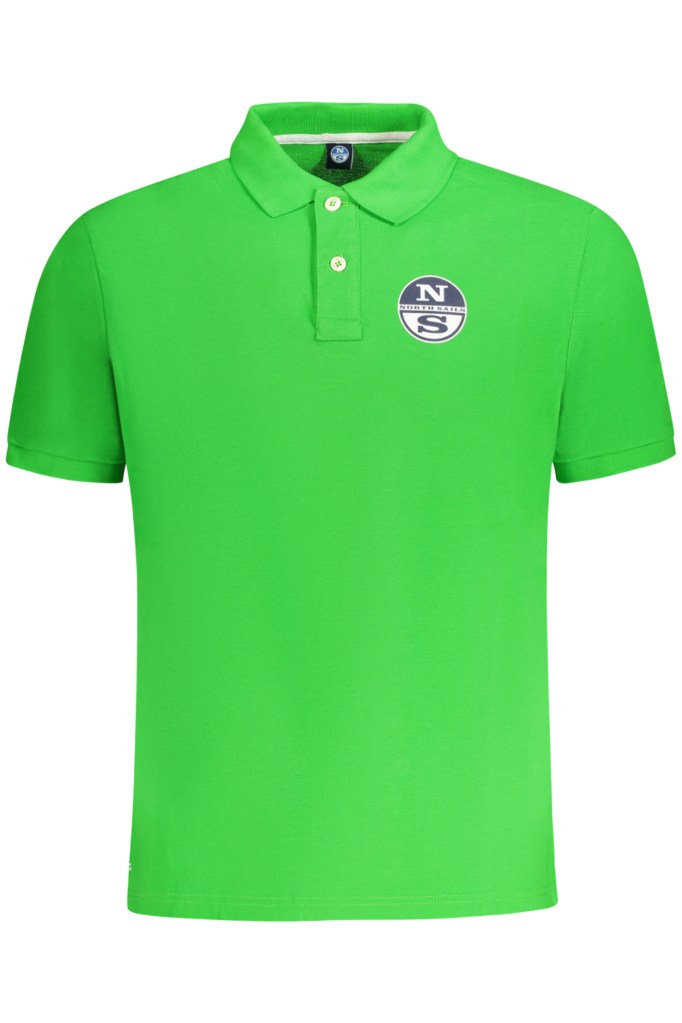 NORTH SAILS POLO MANICHE CORTE UOMO VERDE