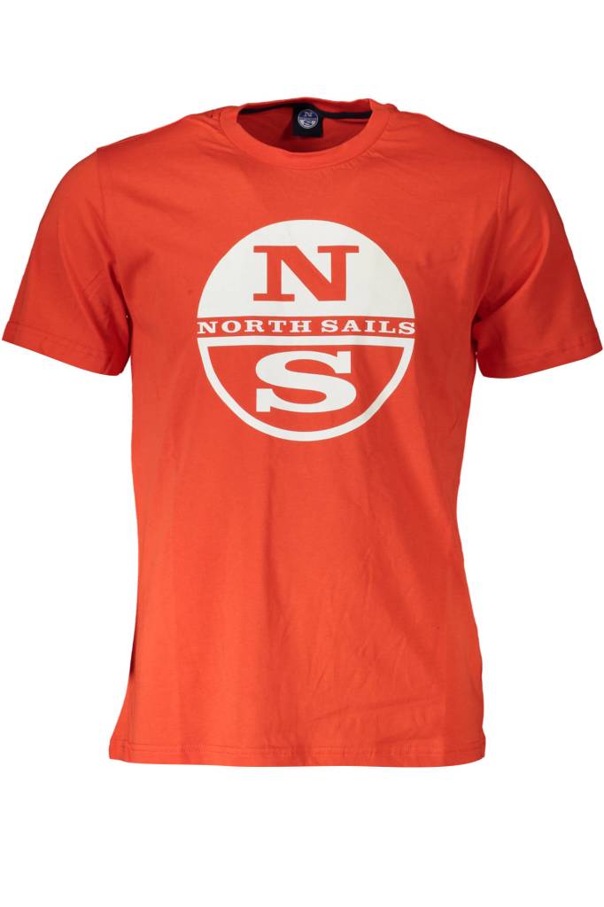 NORTH SAILS T-SHIRT MANICHE CORTE UOMO ROSSO