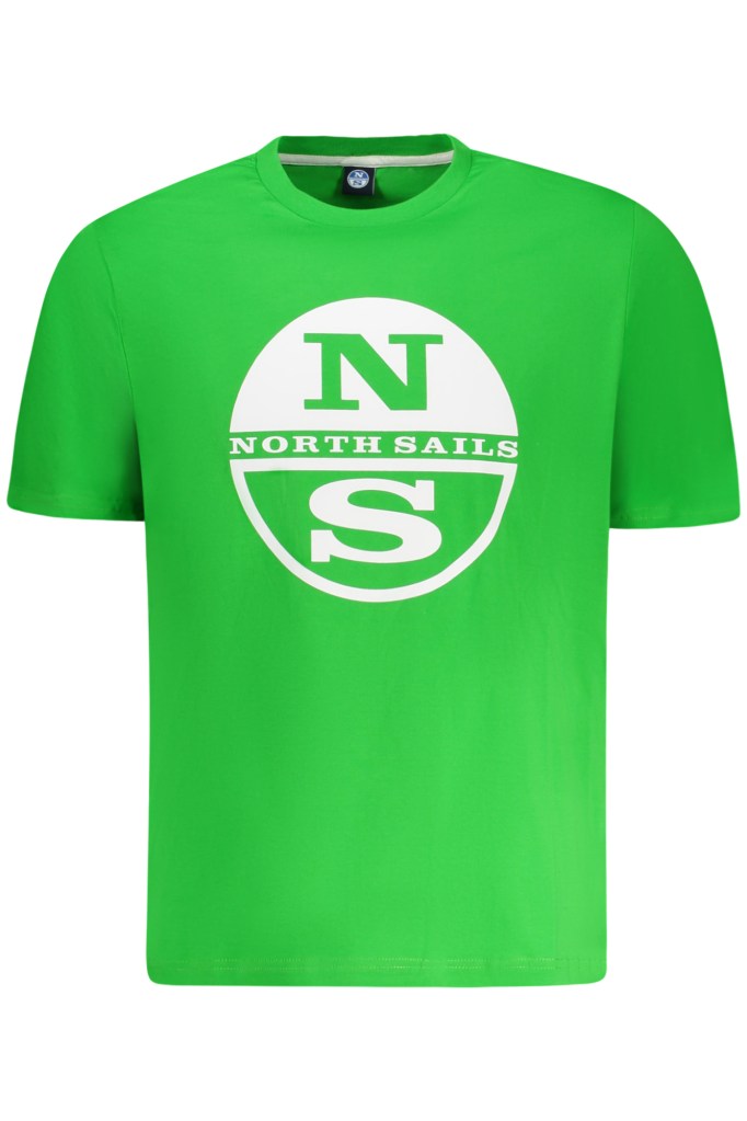 NORTH SAILS T-SHIRT MANICHE CORTE UOMO VERDE