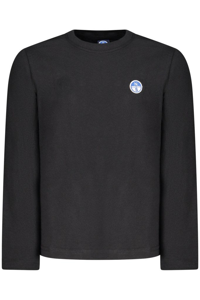 NORTH SAILS T-SHIRT MANICHE LUNGHE BAMBINO NERO